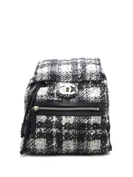 CHANEL Pre-Owned: Чёрный рюкзак 