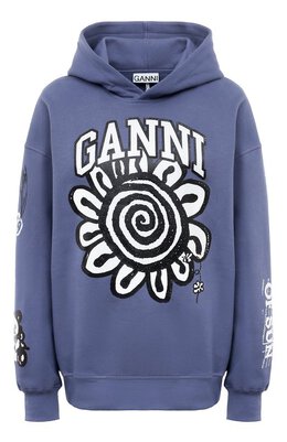 Ganni: Хлопковая толстовка 