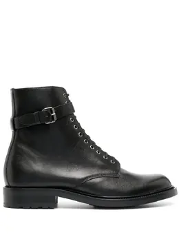 Saint Laurent: Чёрные ботинки  Army