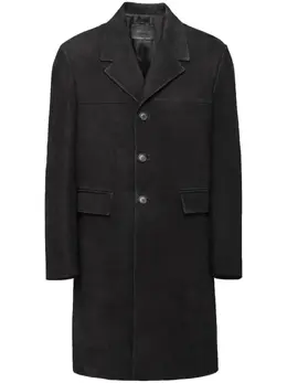 Prada: Однобортное пальто 