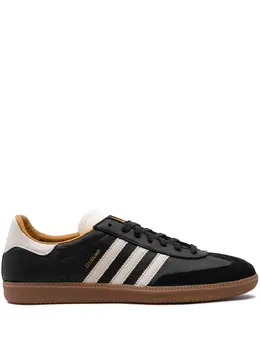 adidas: Чёрные кроссовки  Samba