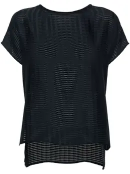 Emporio Armani: Прозрачная футболка 