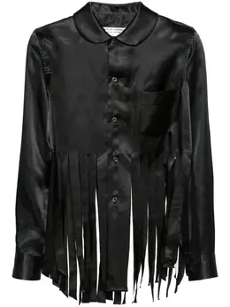 Comme Des Garçons Comme Des Garçons: Рубашка бахромой 