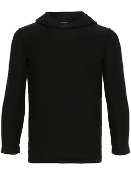 Balenciaga: Чёрная толстовка 