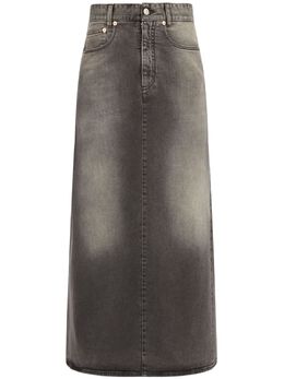 MM6 Maison Margiela: Джинсовая юбка 