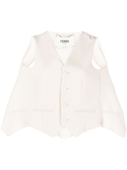 FENDI: Белый плащ 