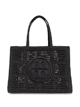 Tory Burch: Чёрная сумка-шоппер  Ella