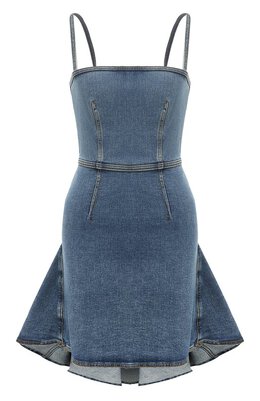 Alexander McQueen: Джинсовое платье 