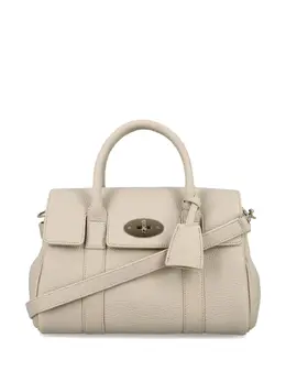 Mulberry: Белая сумка-шоппер  Bayswater