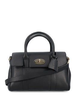Mulberry: Чёрная сумка-шоппер  Bayswater