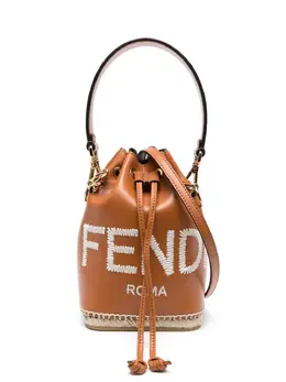 FENDI: Коричневая сумка  Mon Tresor