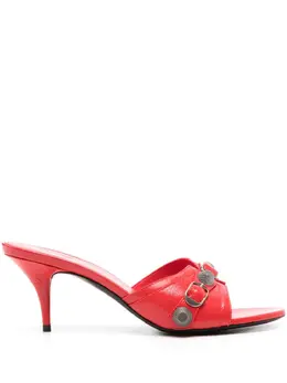 Balenciaga: Красные сандалии 