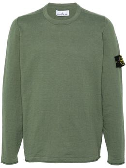 Stone Island: Тёмный свитер  Compass