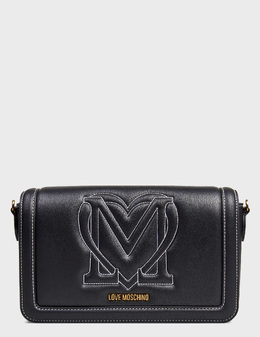 LOVE MOSCHINO: Чёрная сумка 