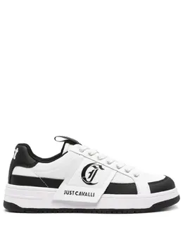 Just Cavalli: Белые кроссовки 