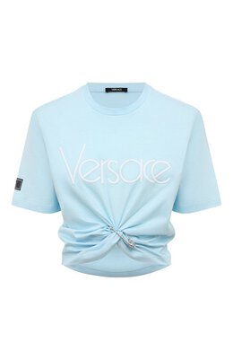 Versace: Хлопковая футболка 