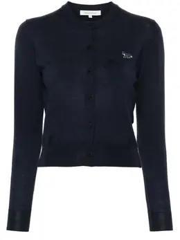 Maison Kitsuné: Кардиган из шерсти 
