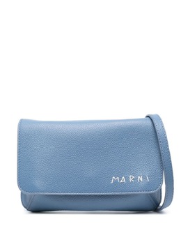 Marni: Голубая поясная сумка 