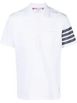 Thom Browne: Хлопковое поло  4-Bar