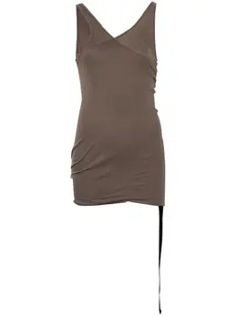 Rick Owens DRKSHDW: Коричневая майка 