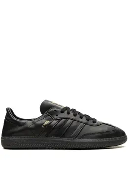 adidas: Чёрные кроссовки  Samba