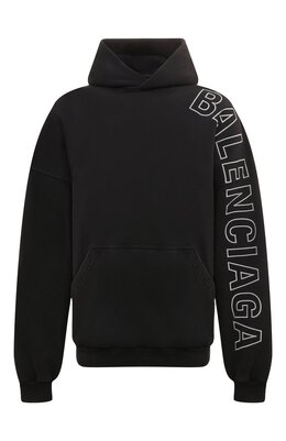Balenciaga: Хлопковая толстовка 