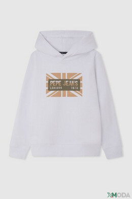 Pepe Jeans London: Белый свитер 