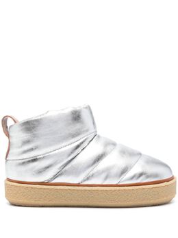 ISABEL MARANT: Серебристые ботинки 
