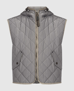 Brunello Cucinelli: Серый жилет 