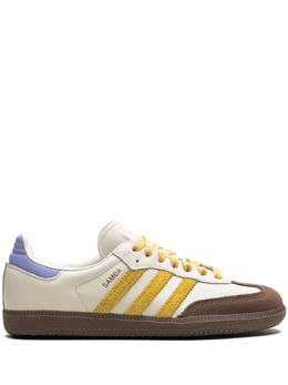 adidas: Жёлтые кроссовки  Samba