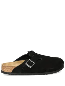 Birkenstock: Чёрные сабо  Boston
