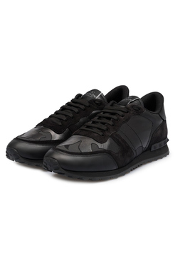 VALENTINO: Чёрные кроссовки 