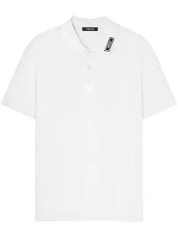 Versace: Белое поло 