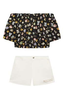 Moschino: Хлопковый костюм 