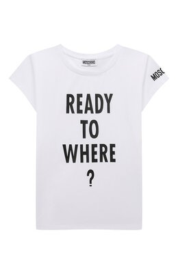 Moschino: Хлопковая футболка 