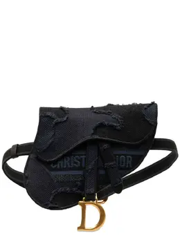 Christian Dior Pre-Owned: Синяя поясная сумка 
