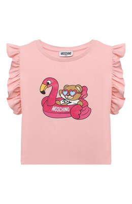 Moschino: Хлопковая футболка 