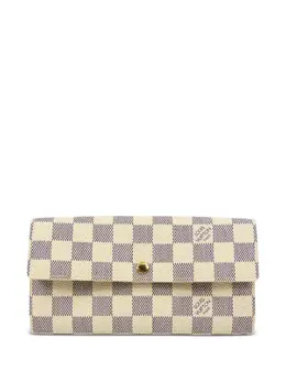 Louis Vuitton Pre-Owned: Белый кошелёк 