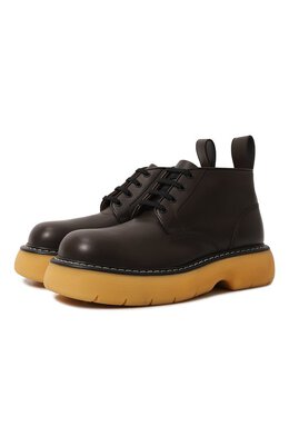 Bottega Veneta: Тёмные ботинки  Bounce