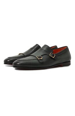 Santoni: Зелёные туфли  Carlos