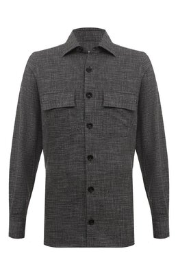 Kiton: Рубашка из шерсти 