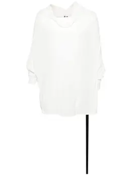 Rick Owens DRKSHDW: Белый жилет 