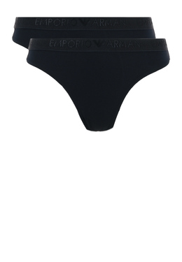 EMPORIO ARMANI: Чёрные трусы 