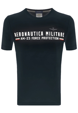 AERONAUTICA MILITARE: Синяя футболка 