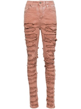 Rick Owens DRKSHDW: Розовые джинсы 