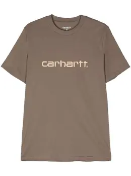 Carhartt WIP: Хлопковая футболка  Script