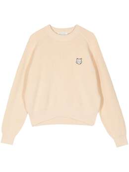 Maison Kitsuné: Белый свитер 