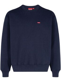 Supreme: Синий свитшот  Box Logo