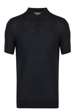 CORNELIANI: Синее поло 