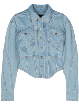 Mugler: Куртка с капюшоном 